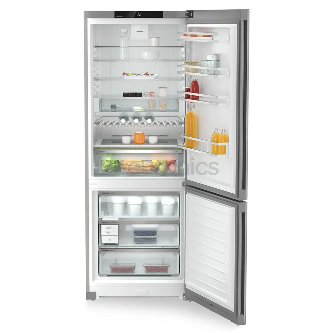 Liebherr plus NoFrost, 485 L, augstums 202 cm, sudraba - Ledusskapis