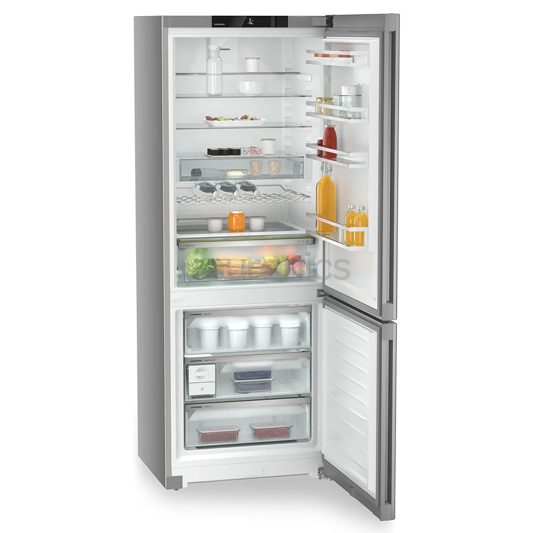 Liebherr plus NoFrost, 485 L, augstums 202 cm, sudraba - Ledusskapis