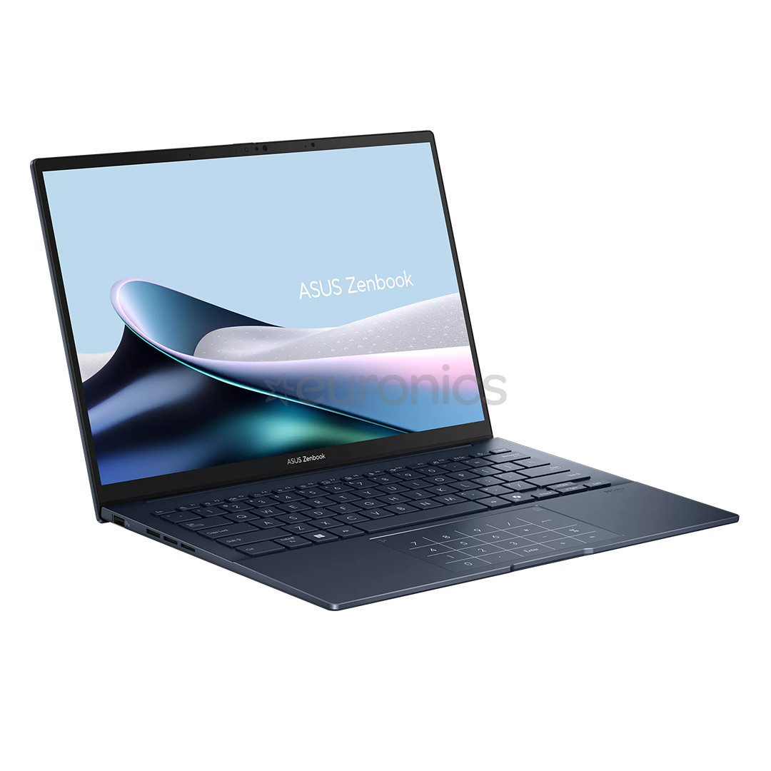 Asus Zenbook 14 UX3405, 14'', 3K, OLED, 120 Hz, Ultra 7, 32 GB, 1 TB, ENG, tumši zila - Portatīvais dators