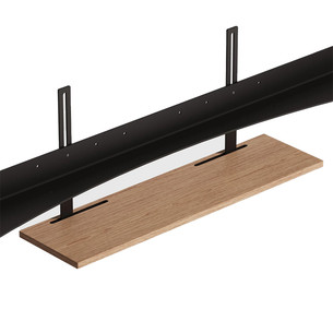 JALG Oak Shelving Plate, brūna - TV statīva aksesuārs