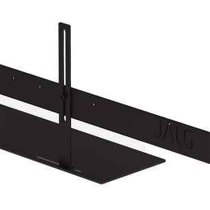 JALG Metal Shelving Plate, melna - TV statīva aksesuārs