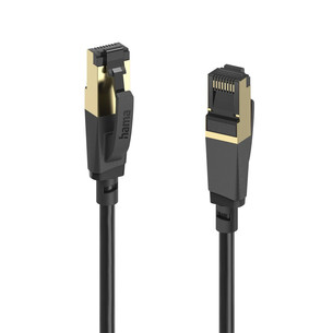 Hama Ethernet Cable, Cat 8, 5 m, melna - Tīkla vads