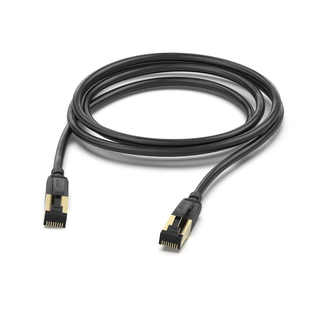 Hama Ethernet Cable, Cat 8, 3 m, black - Network cable