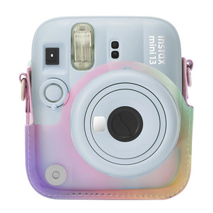 Fujifilm Instax mini 13 Camera Case, daudzkrāsaina/caurspīdīga - Soma