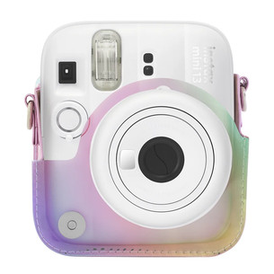 Fujifilm Instax mini 13 Camera Case, daudzkrāsaina/caurspīdīga - Soma