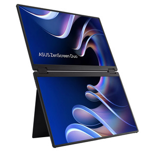Asus Zenscreen Duo MB14FCD, 14'', USB-C, pārnēsājams, melna - Monitors MB14FCD
