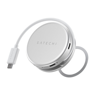 Satechi OntheGo 5-in-1 Multiport Adapter, серебристый - Адаптер