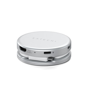 Satechi OntheGo 5-in-1 Multiport Adapter, серебристый - Адаптер