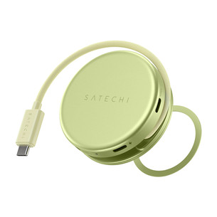 Satechi OntheGo 5-in-1 Multiport Adapter, dzeltena - Adapteris