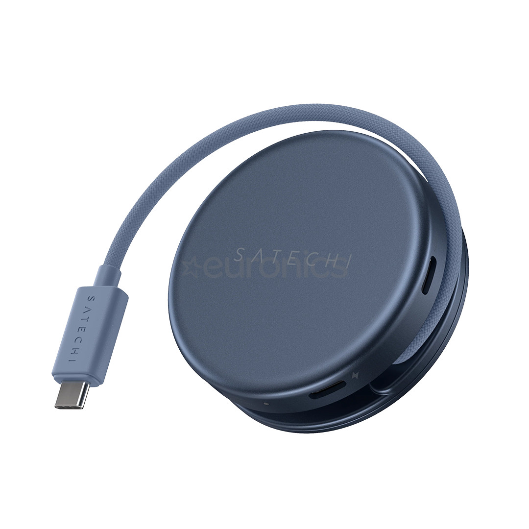 Satechi OntheGo 5-in-1 Multiport Adapter, tumši zila - Adapteris