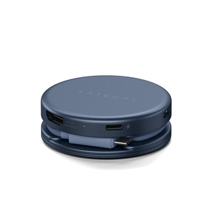Satechi OntheGo 5-in-1 Multiport Adapter, tumši zila - Adapteris
