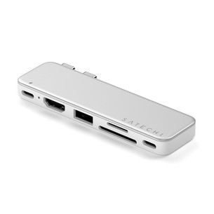 Satechi USB-C Snap Hub, MacBook Neo, sudraba - Adapteris ST-HUSNS