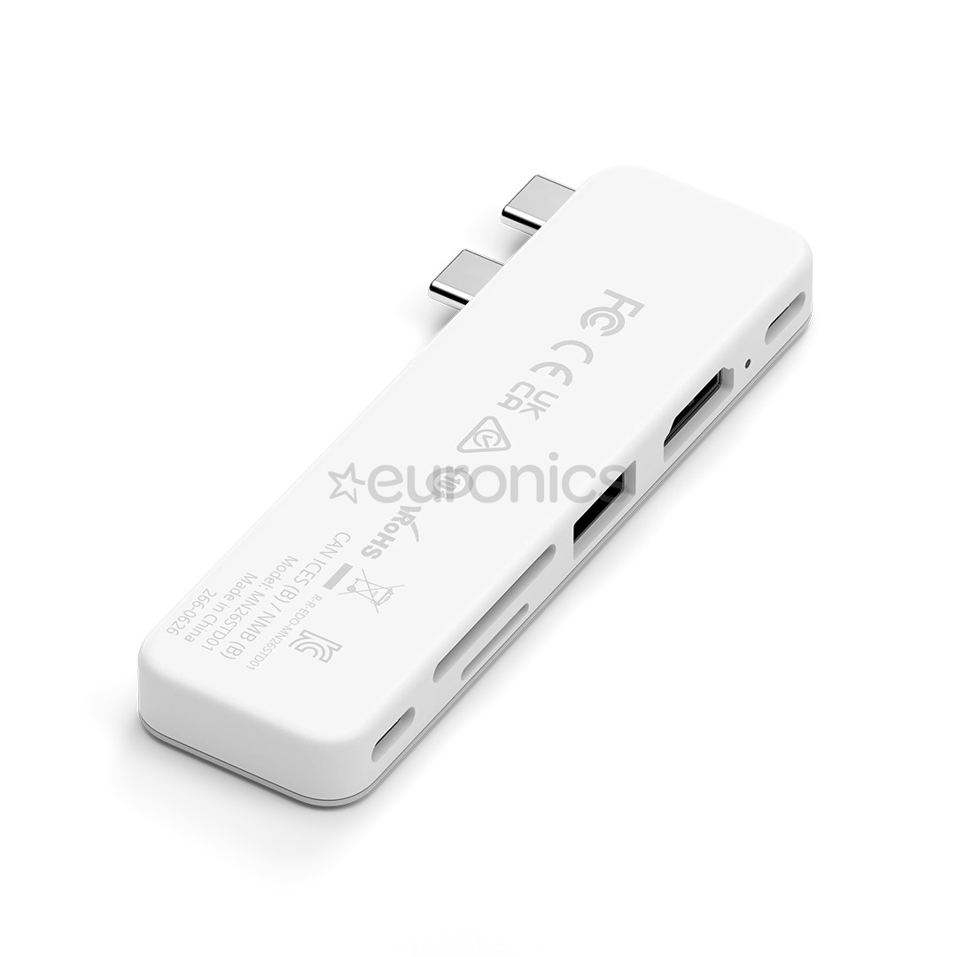 Satechi USB-C Snap Hub, MacBook Neo, sudraba - Adapteris
