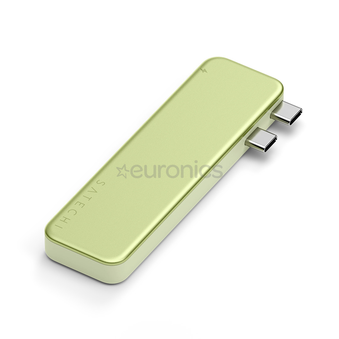 Satechi USB-C Snap Hub, MacBook Neo, dzeltena - Adapteris