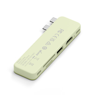 Satechi USB-C Snap Hub, MacBook Neo, dzeltena - Adapteris