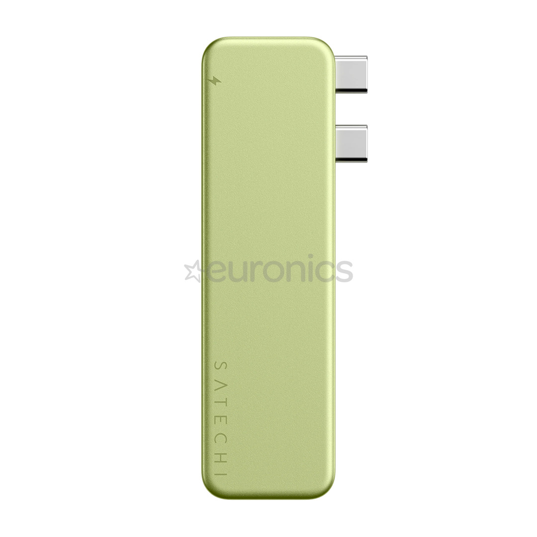 Satechi USB-C Snap Hub, MacBook Neo, dzeltena - Adapteris