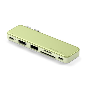 Satechi USB-C Snap Hub, MacBook Neo, dzeltena - Adapteris ST-HUSNY