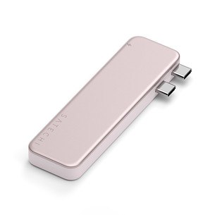 Satechi USB-C Snap Hub, MacBook Neo, rozā - Adapteris