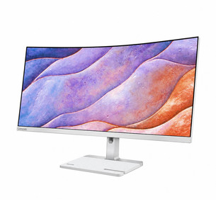 Lenovo L34W-4C, 34'', WQHD, VA, 120 Hz, izliekts, gaiši pelēka - Monitors 68F0GAC3EU