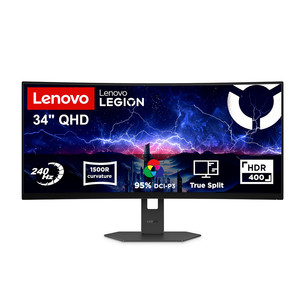Lenovo 34W-2C, 34'', WQHD, VA, 240 Hz, eclipse black - Monitor