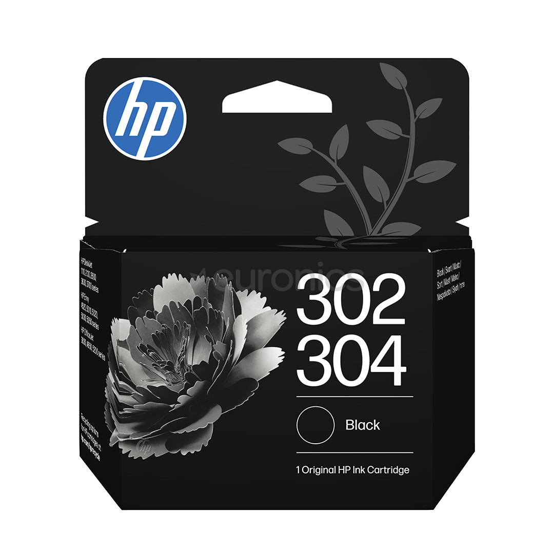 HP 302/304, melna - Toneris printerim