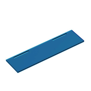 JALG Acrylic Shelving Plate, zila - TV statīva aksesuārs