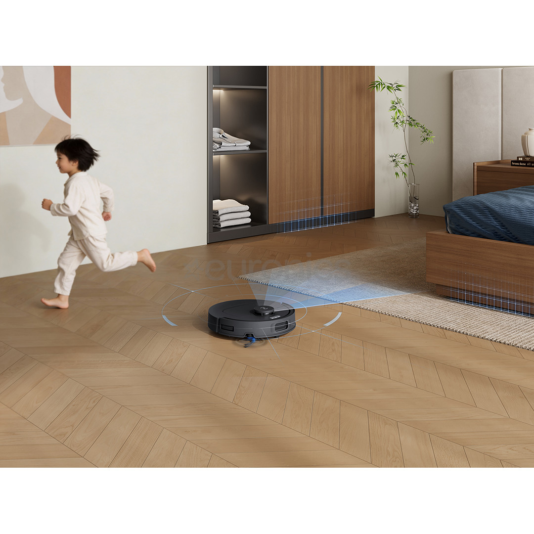 Ecovacs Deebot T30e, wet & dry, black - Robot vacuum cleaner