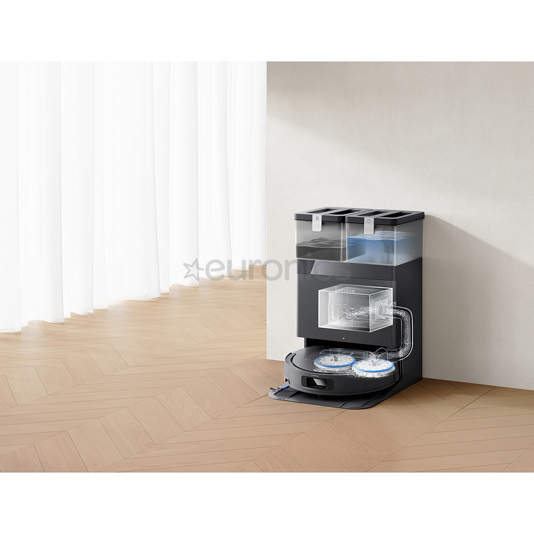 Ecovacs Deebot T30e, wet & dry, black - Robot vacuum cleaner