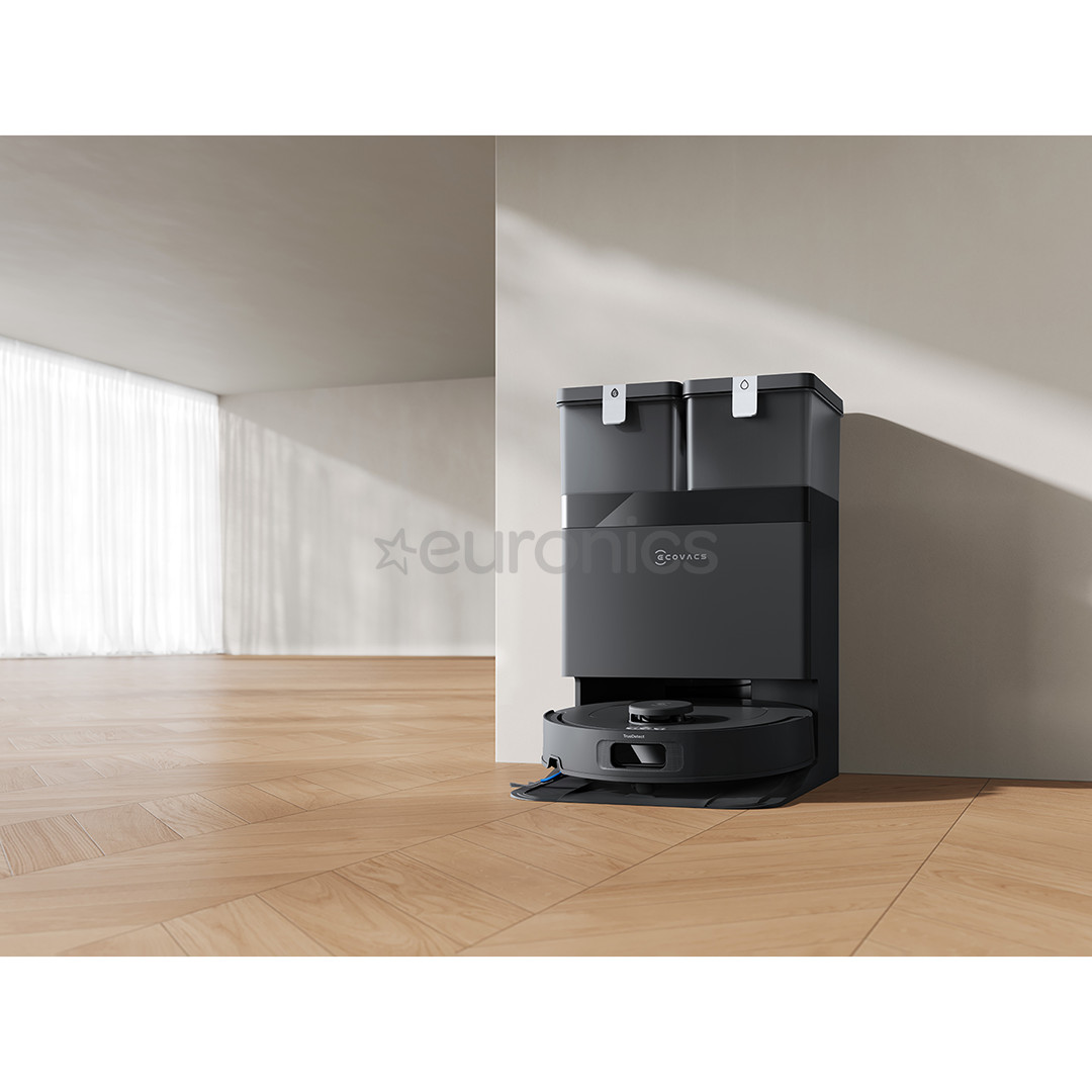 Ecovacs Deebot T30e, wet & dry, black - Robot vacuum cleaner