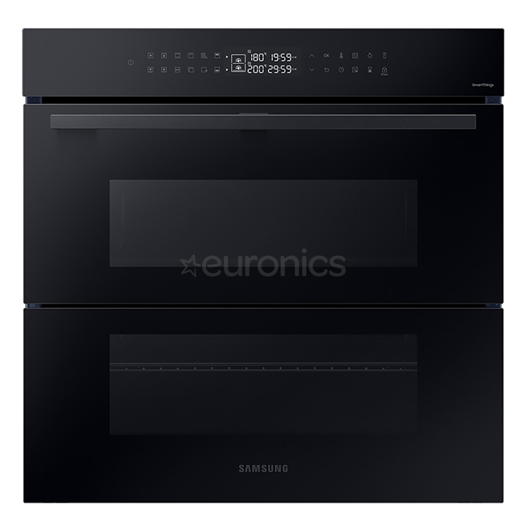 Samsung Dual Cook Flex, katalītiskā tīrīšana, 76 L, melna - Iebūvējama elektriskā cepeškrāsns