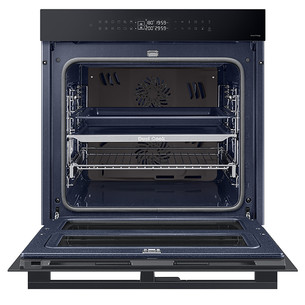 Samsung Dual Cook Flex, katalītiskā tīrīšana, 76 L, melna - Iebūvējama elektriskā cepeškrāsns