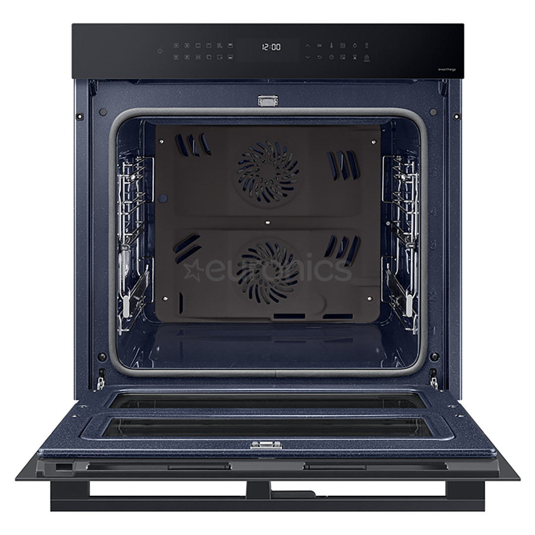 Samsung Dual Cook Flex, katalītiskā tīrīšana, 76 L, melna - Iebūvējama elektriskā cepeškrāsns