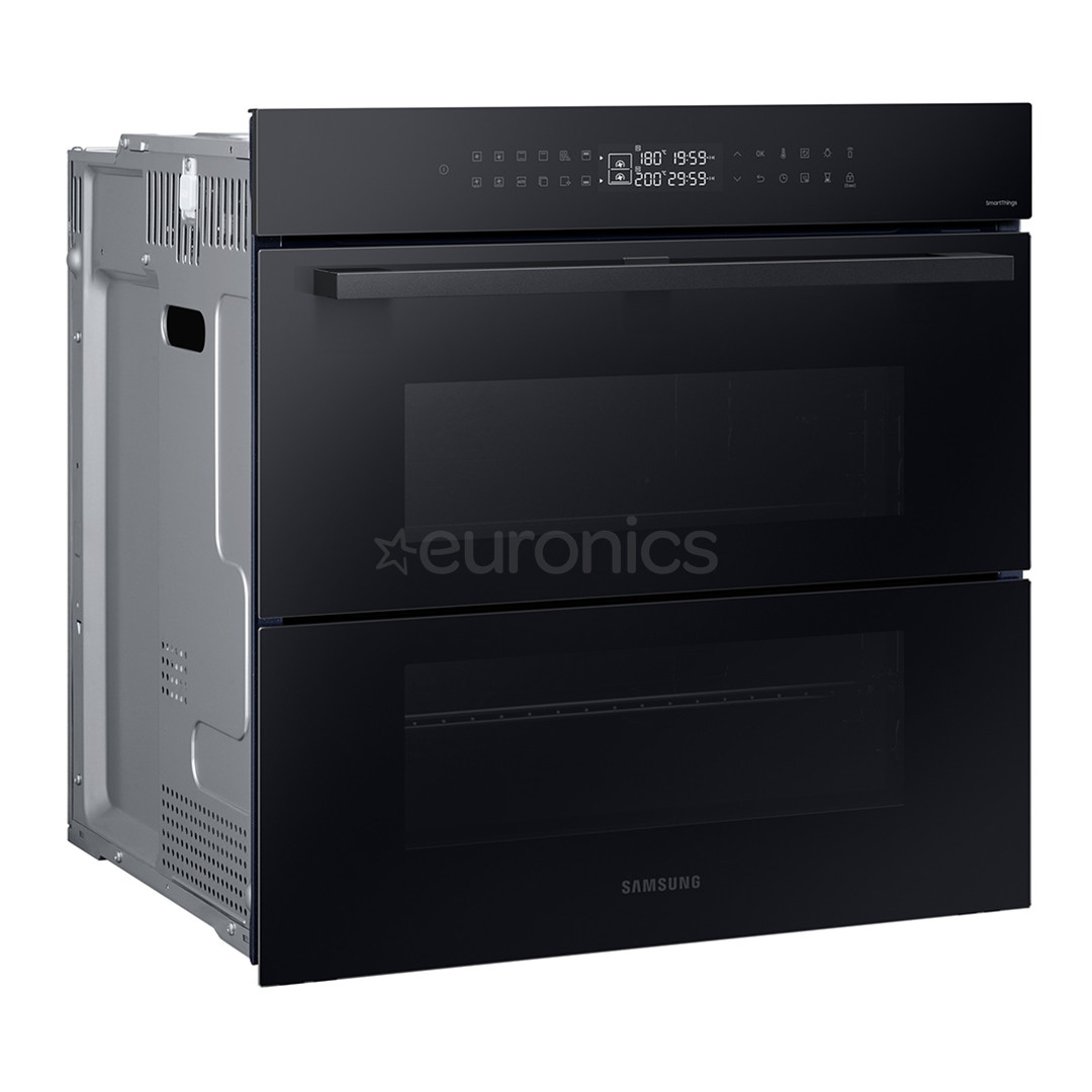 Samsung Dual Cook Flex, katalītiskā tīrīšana, 76 L, melna - Iebūvējama elektriskā cepeškrāsns