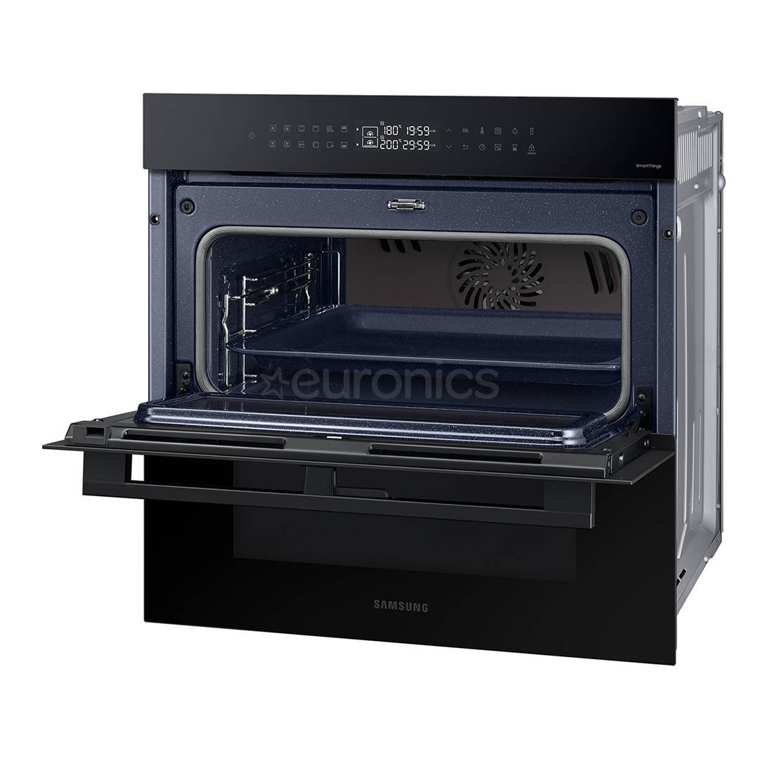 Samsung Dual Cook Flex, katalītiskā tīrīšana, 76 L, melna - Iebūvējama elektriskā cepeškrāsns