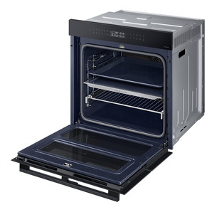 Samsung Dual Cook Flex, katalītiskā tīrīšana, 76 L, melna - Iebūvējama elektriskā cepeškrāsns