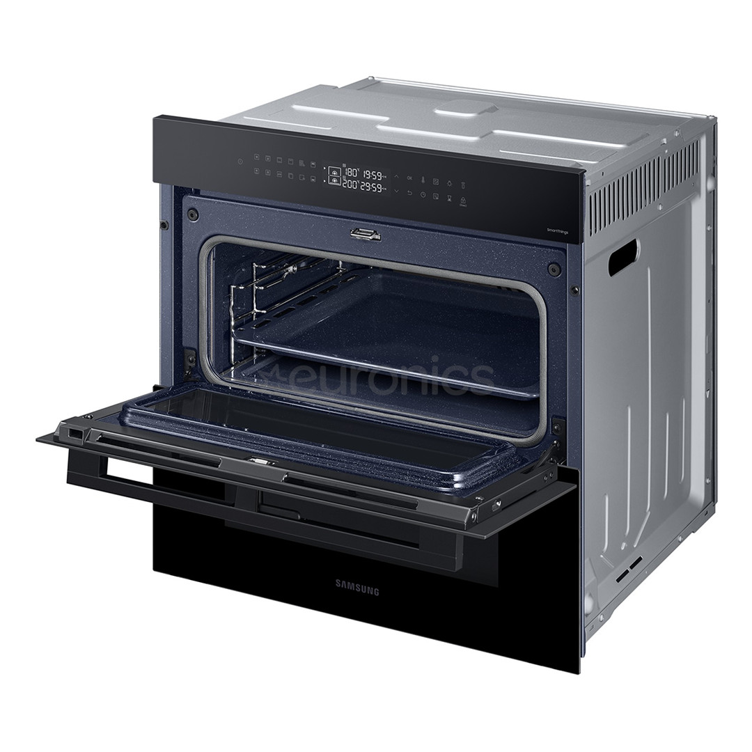 Samsung Dual Cook Flex, katalītiskā tīrīšana, 76 L, melna - Iebūvējama elektriskā cepeškrāsns
