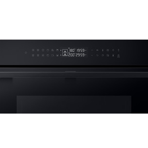 Samsung Dual Cook Flex, katalītiskā tīrīšana, 76 L, melna - Iebūvējama elektriskā cepeškrāsns
