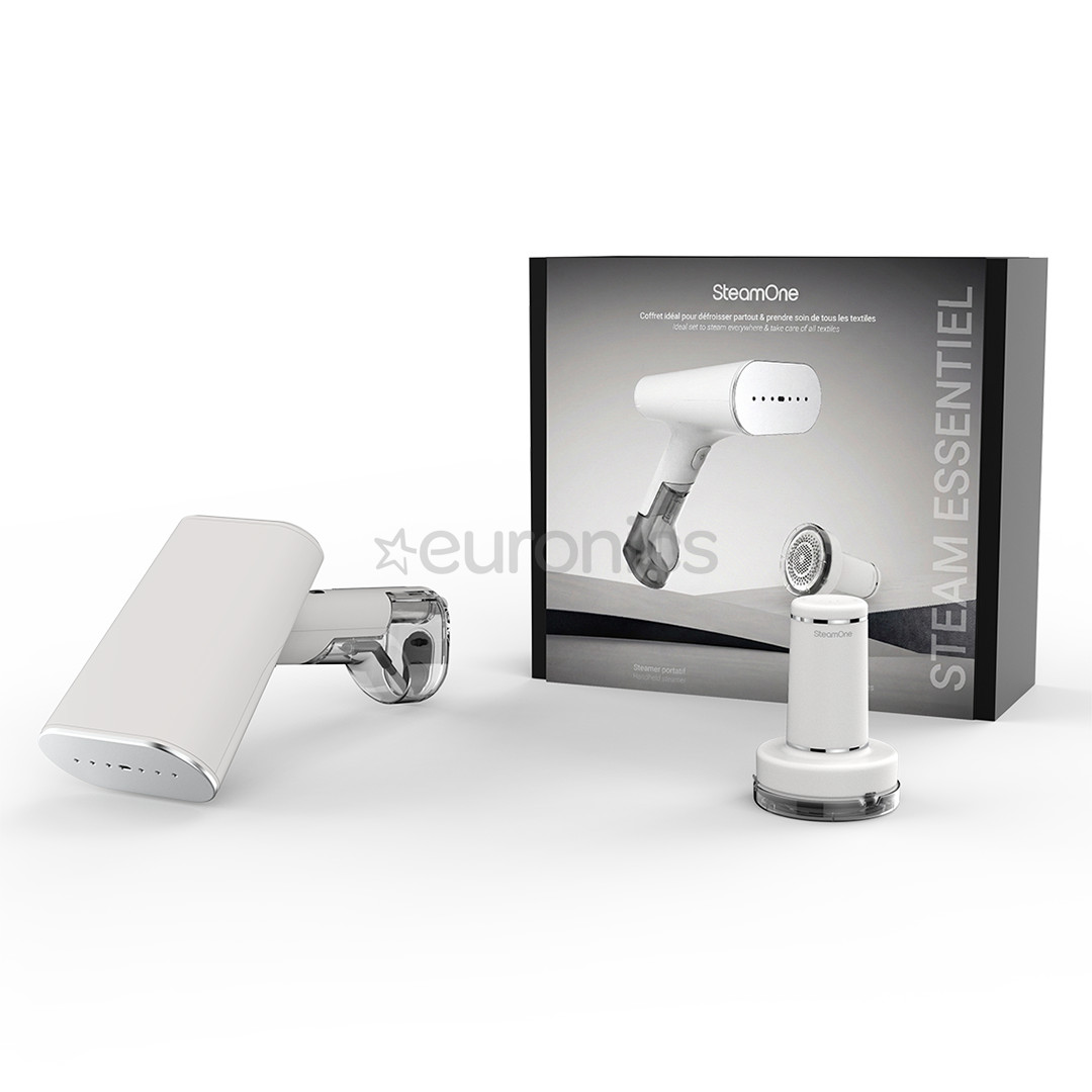 SteamOne Simon XL 2, 2000 W, balta - Rokas apģērbu tvaicētājs + pūku noņēmējs