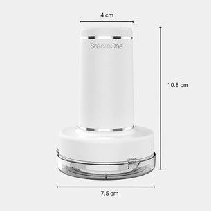 SteamOne Simon XL 2, 2000 W, balta - Rokas apģērbu tvaicētājs + pūku noņēmējs
