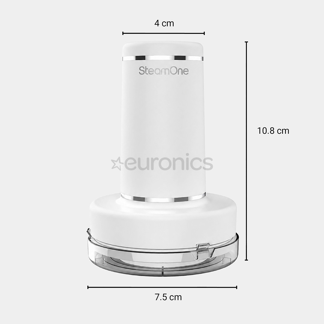 SteamOne Simon XL 2, 2000 W, balta - Rokas apģērbu tvaicētājs + pūku noņēmējs