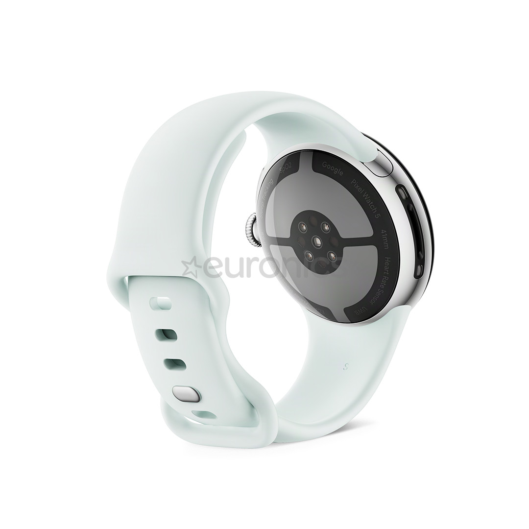 Google Pixel Watch 5, 41 mm, gaiši zila/sudraba - Viedpulkstenis