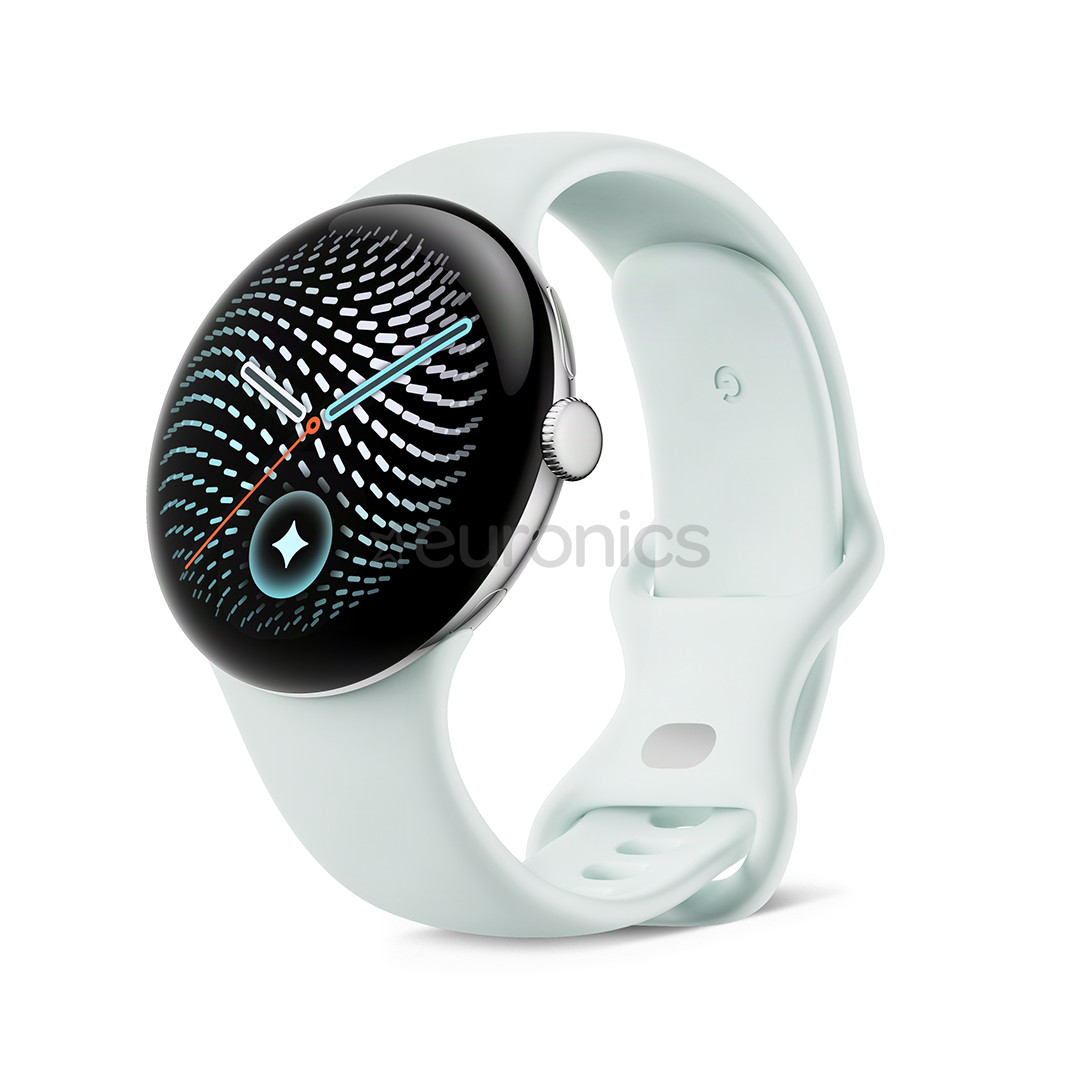 Google Pixel Watch 5, 45 mm, gaiši zila/sudraba - Viedpulkstenis