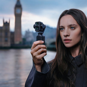 DJI Osmo Pocket 4P Vlog Combo, черный - Камера со стабилизатором