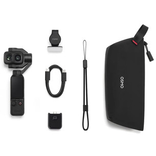DJI Osmo Pocket 4P Standard Combo, черный - Камера со стабилизатором