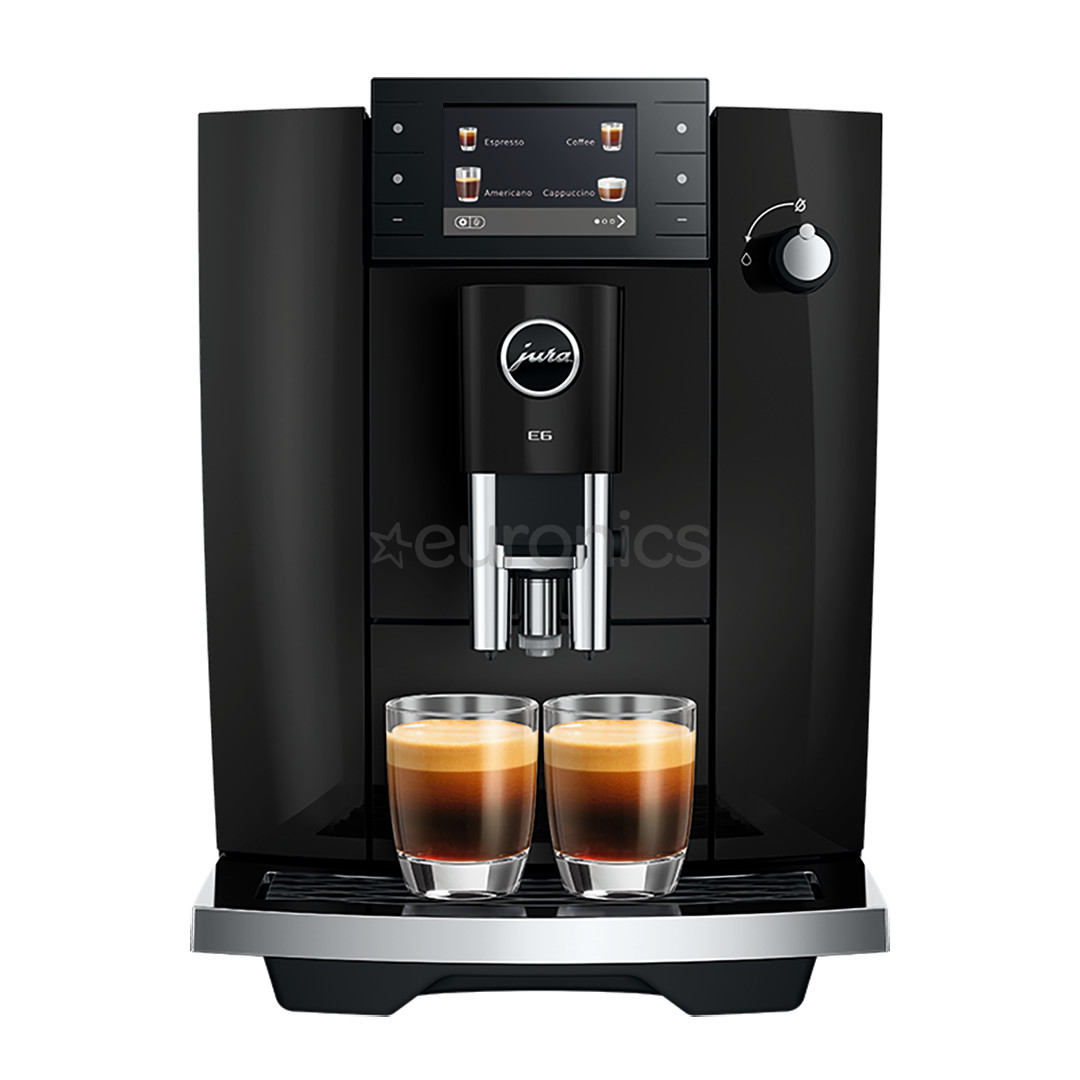 JURA E6 Piano Black (ED), black - Espresso machine