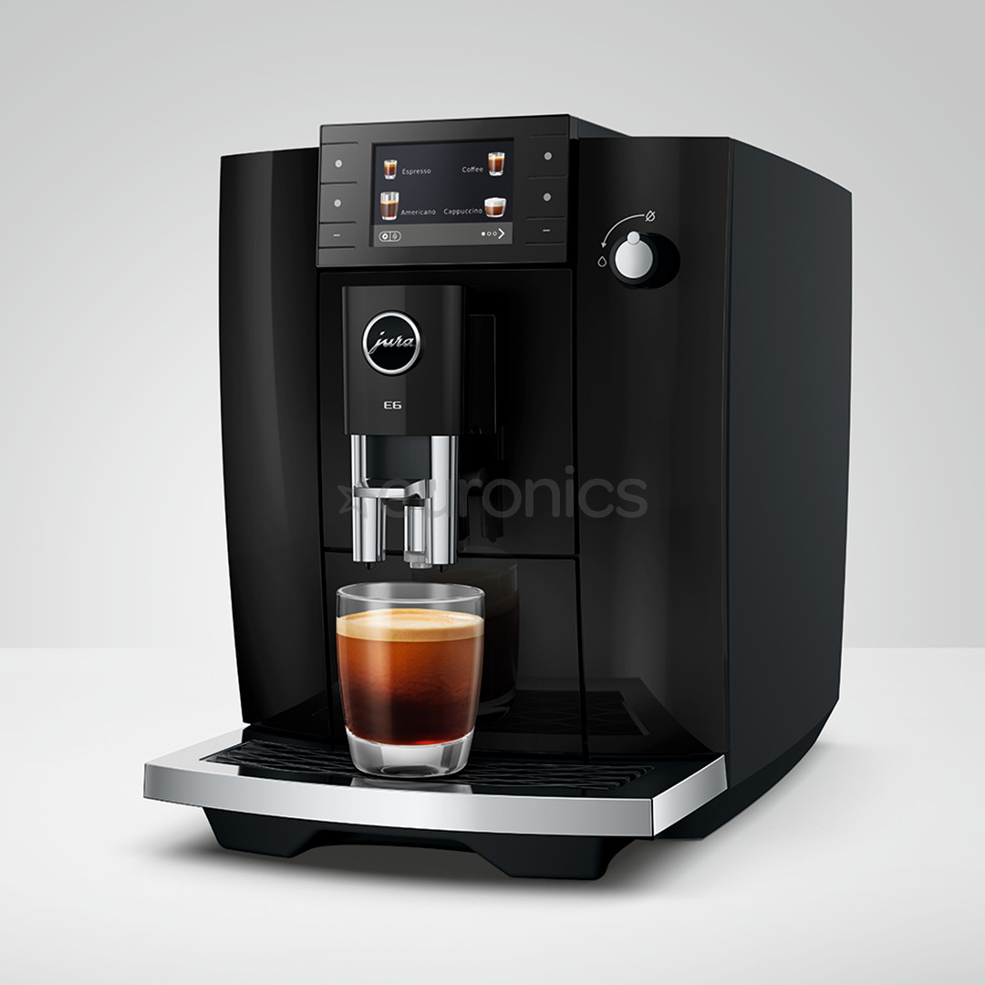 JURA E6 Piano Black (ED), black - Espresso machine