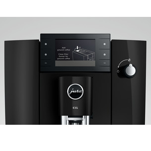 JURA E6 Piano Black (ED), black - Espresso machine