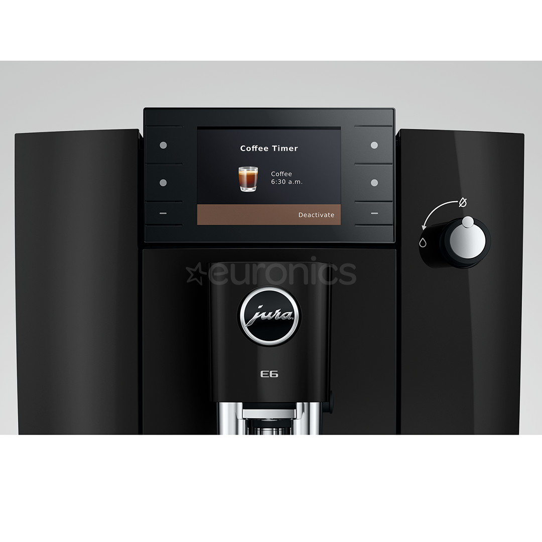 JURA E6 Piano Black (ED), black - Espresso machine