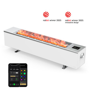 Aeno, 2000 Вт, белый - Обогреватель с эффектом камина Premium Eco Smart AFH0001S