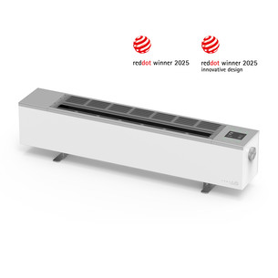 Aeno, 2000 Вт, белый - Обогреватель с эффектом камина Premium Eco Smart